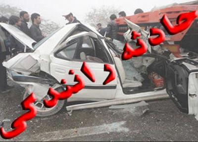 دو کشته در تصادف شهرستان نیکشهر محور لاشار
