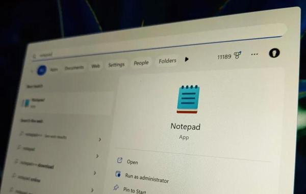 برنامه Notepad ویندوز به هوش مصنوعی مجهز می شود