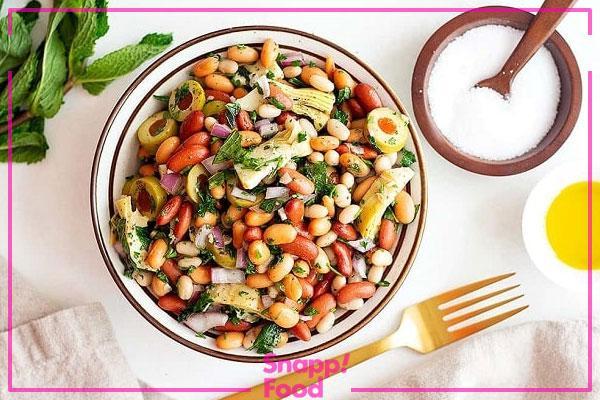 طرز تهیه سالاد لوبیا چشم بلبلی و ترفندی خوشمزه برای لاغری طرز تهیه سالاد لوبیا چشم بلبلی و ترفندی خوشمزه برای لاغری